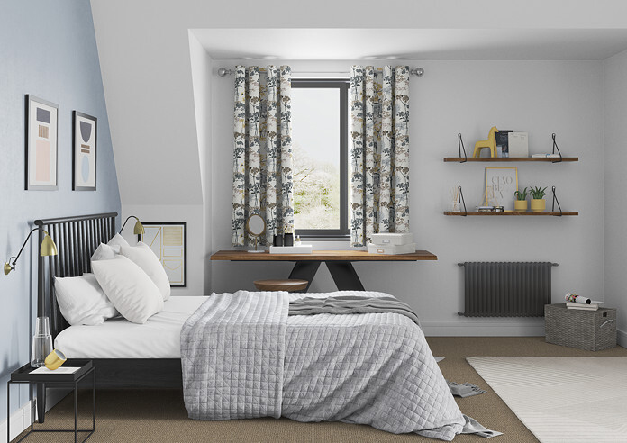 Hedgerow, Charcoal - Made to Measure Curtains - Image 5